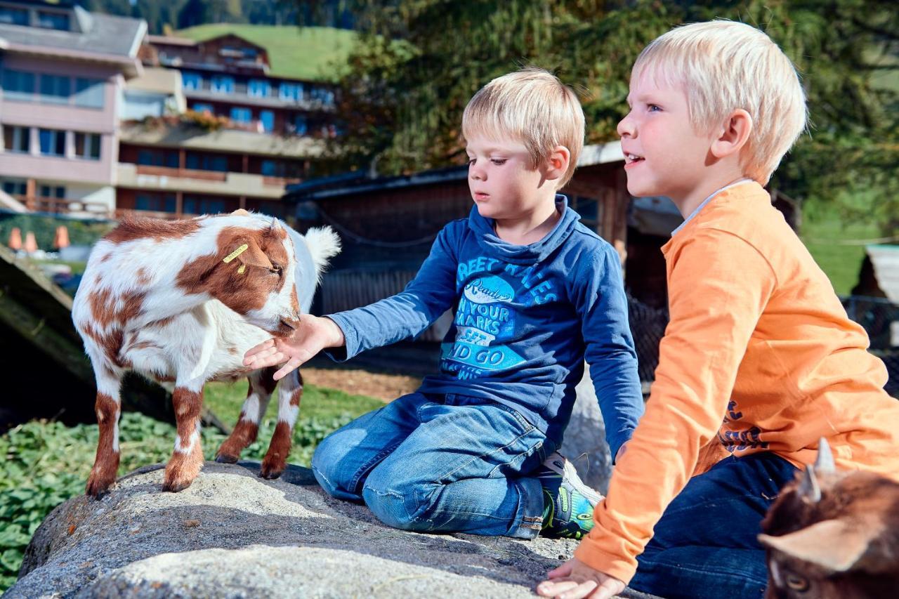 Ferien- Und Familienhotel Alpina Adelboden Dış mekan fotoğraf