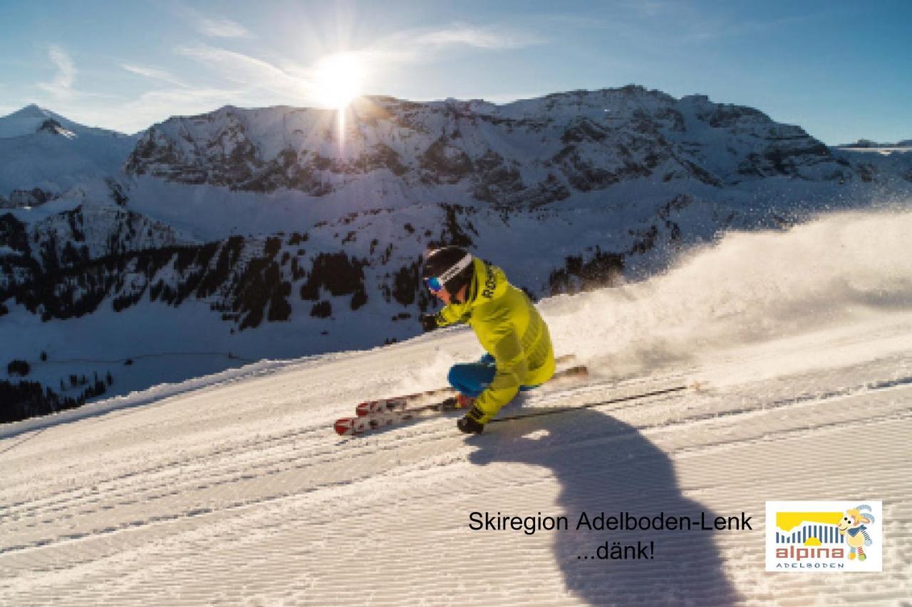 Ferien- Und Familienhotel Alpina Adelboden Dış mekan fotoğraf