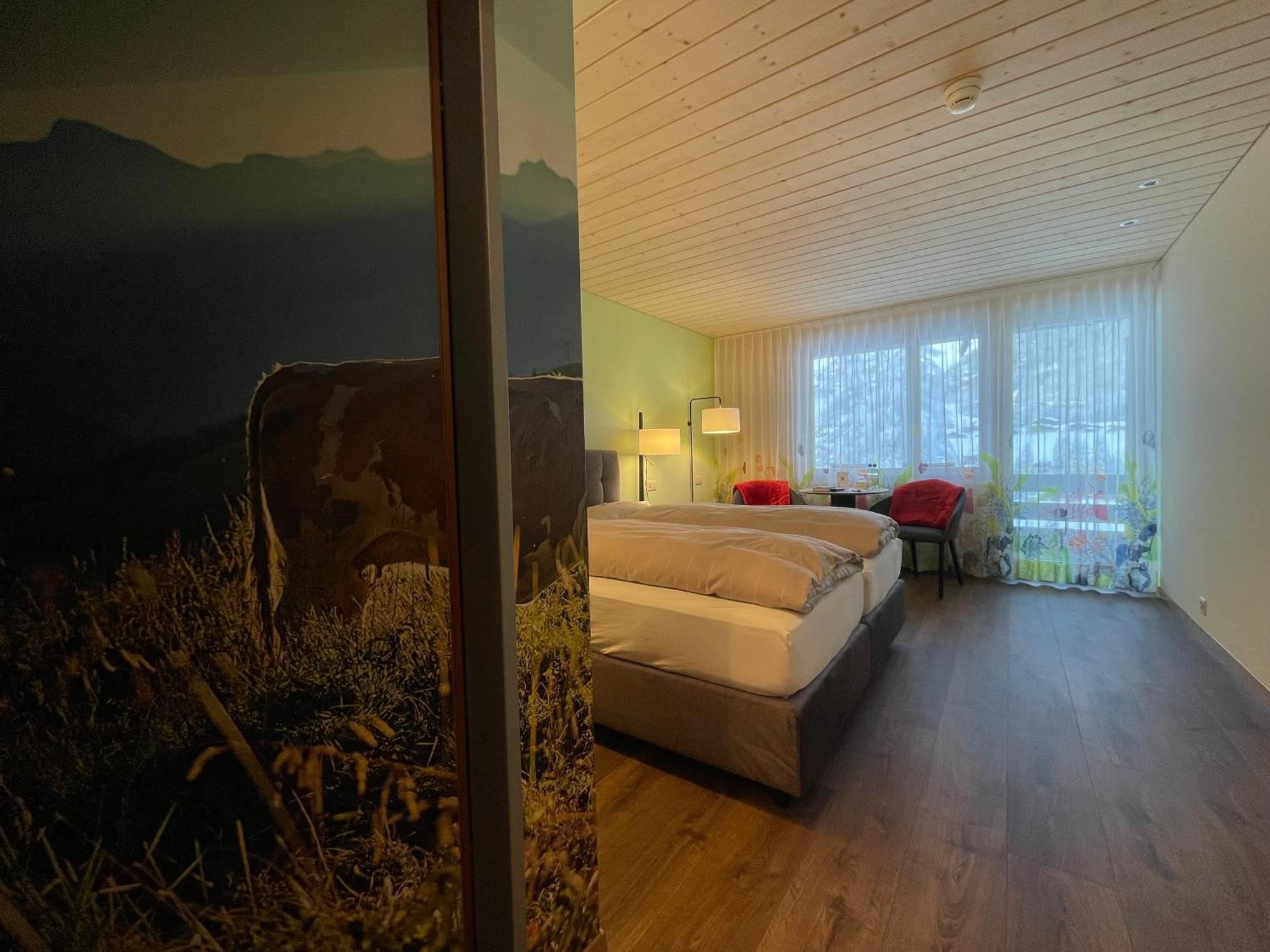 Ferien- Und Familienhotel Alpina Adelboden Dış mekan fotoğraf